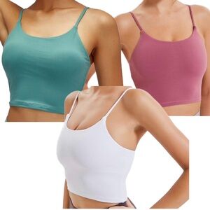 Sports Bra Crop Top Tank Bundle